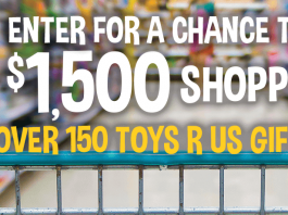 Crayola Toys R Us Awwwwesome Back To School Shopping Spree Sweepstakes