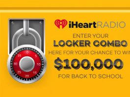 iHeartRadio $100,000 Locker Combination Guess Sweepstakes