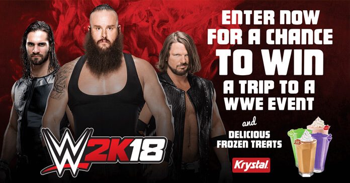 Krystal and WWE Text to Win Sweepstakes