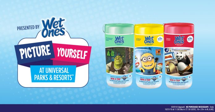Wet Ones Picture Yourself at Universal Parks & Resorts Sweepstakes Wet Ones Picture Yourself at Universal Parks & Resorts Sweepstakes