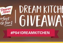 Duncan Hines Perfect Size for One Dream Kitchen Giveaway