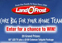Land O’Frost Score Big For Your Home Team Sweepstakes