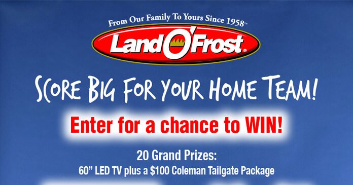 Land O’Frost Score Big For Your Home Team Sweepstakes