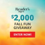 Reader’s Digest $2,000 Fall Fun Giveaway