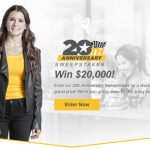 Advance America 20th Anniversary Fast Cash Sweepstakes