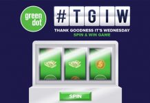 Green Dot TGIW Spin & Win Game