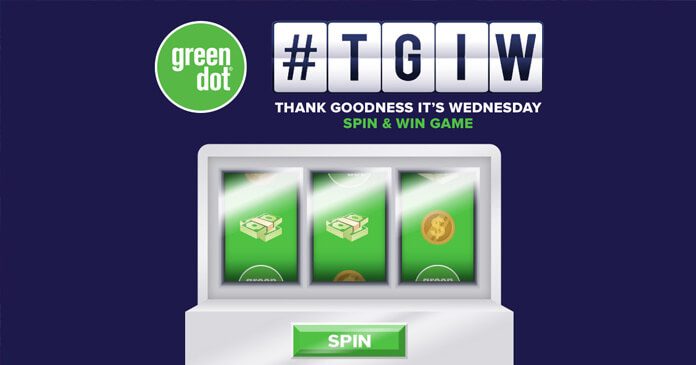 Green Dot TGIW Spin & Win Game