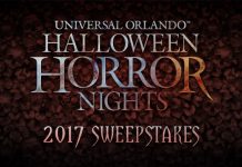Halloween Horror Nights Sweepstakes 2017