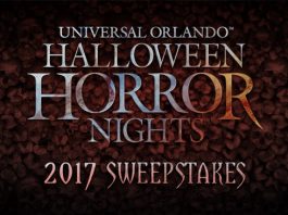Halloween Horror Nights Sweepstakes 2017