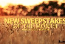 New Online Sweepstakes (August 2017)