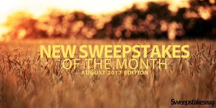 New Online Sweepstakes (August 2017)