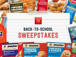 Tyson Back To School Sweepstakes