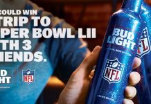 Bud Light NFL 2017 Friendship Sweepstakes