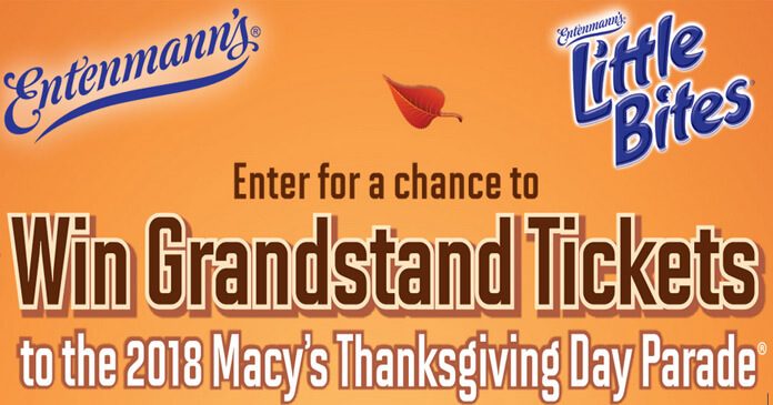 Entenmann's Macy's Thanksgiving Day Parade Sweepstakes