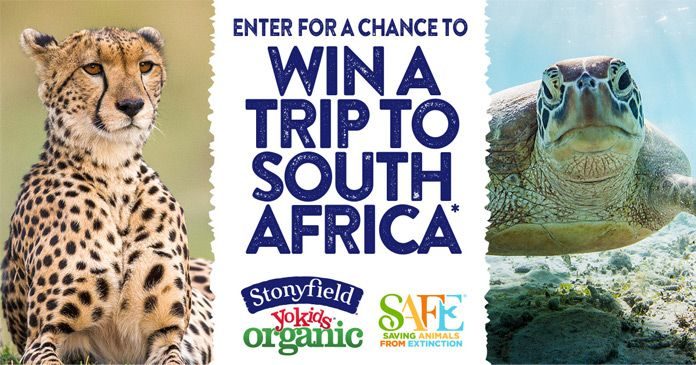 Stonyfield Trip to South Africa Sweepstakes