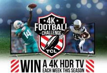 TCL 4K Football Challenge 2017 Sweepstakes