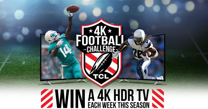 TCL 4K Football Challenge 2017 Sweepstakes