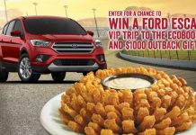Outback Steakhouse Fall Racing Sweepstakes 2017