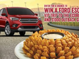 Outback Steakhouse Fall Racing Sweepstakes 2017