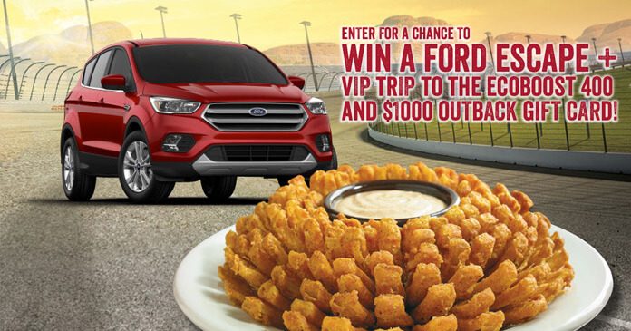 Outback Steakhouse Fall Racing Sweepstakes 2017