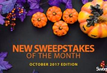 New Online Sweepstakes (October 2017)