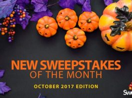 New Online Sweepstakes (October 2017)
