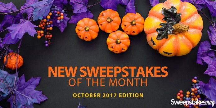 New Online Sweepstakes (October 2017)