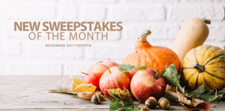 New Online Sweepstakes (November 2017)