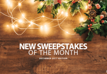 New Online Sweepstakes (December 2017)