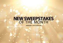 New Online Sweepstakes (January 2018)