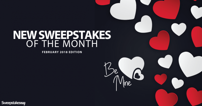New Online Sweepstakes (February 2018) New Online Sweepstakes (February 2018)
