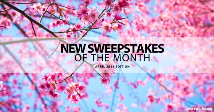 New Online Sweepstakes (April 2018)