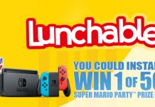 Lunchables Mario Party Sweepstakes