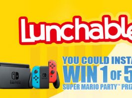 Lunchables Mario Party Sweepstakes