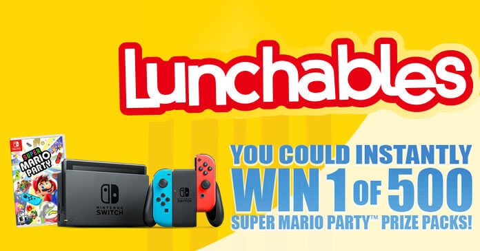 Lunchables Mario Party Sweepstakes