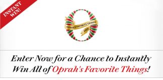 Oprah Favorite Things 2018 Instant Win Sweepstakes