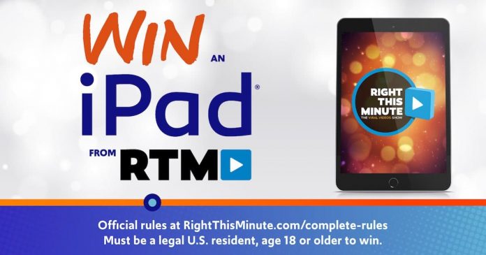 RightThisMinute iPad Giveaway RightThisMinute iPad Giveaway