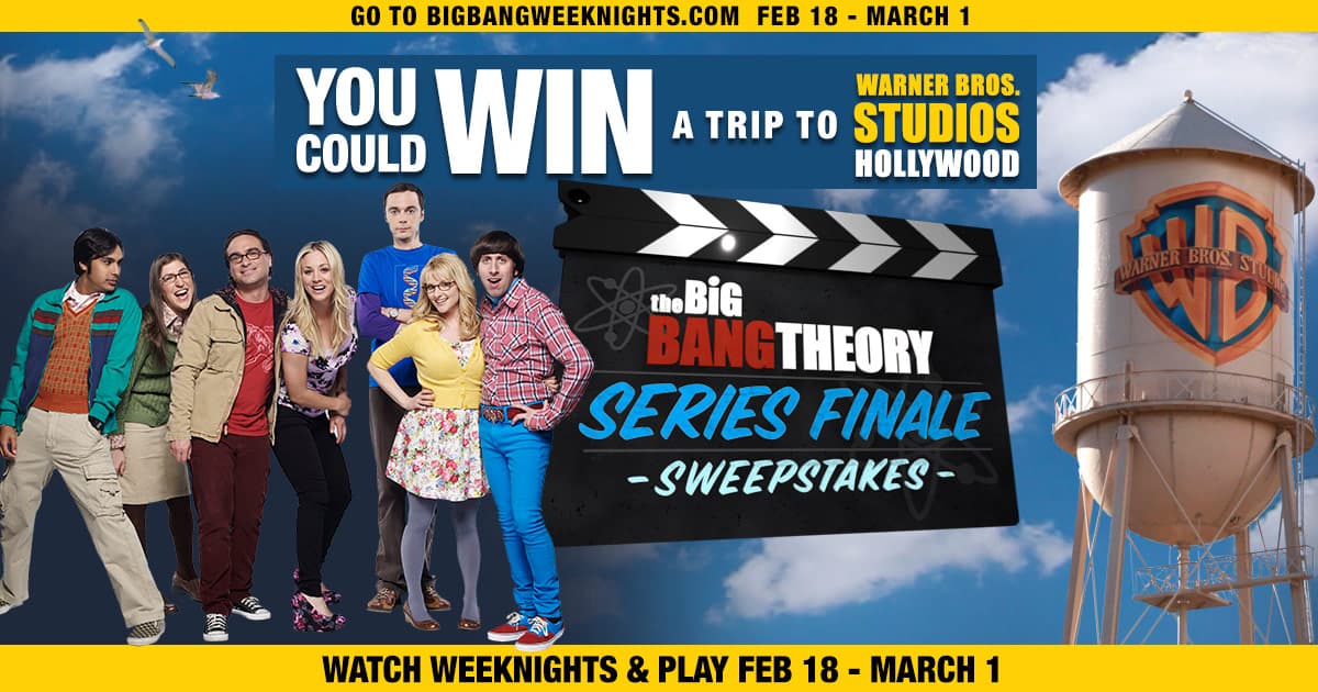 Big Bang Theory Series Finale Sweepstakes Sweepstakes Mag