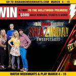 Big Bang Theory Shazinga Sweepstakes