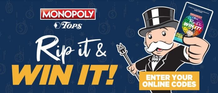 Tops Monopoly 2021 Game