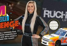 NASCAR Angela Ruch One Million Followers Challenge