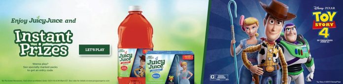 Juicy Juice Toy Story 4 Instant Win Game