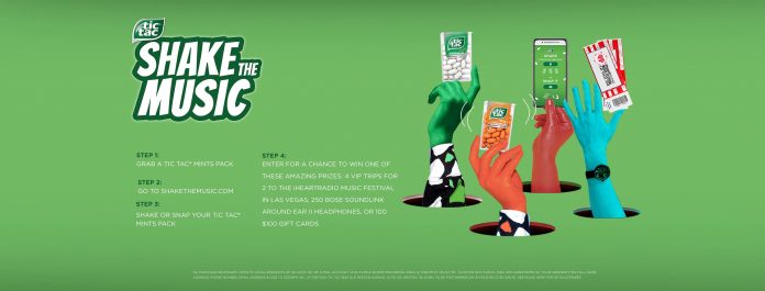 Tic Tac Shake the Music Sweepstakes