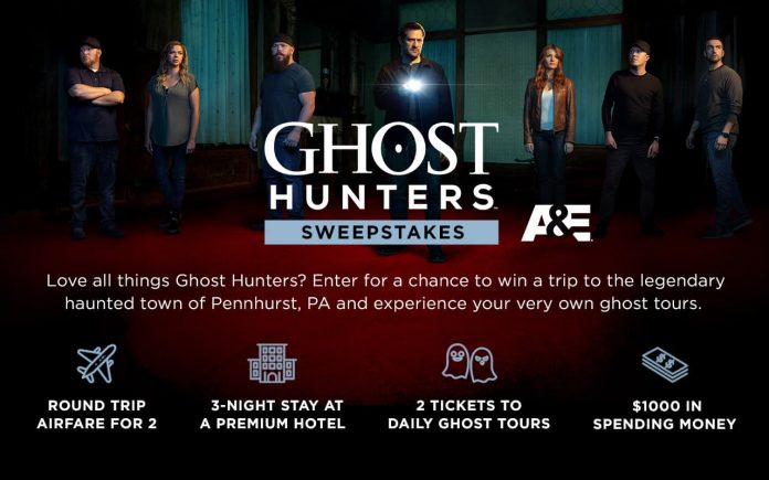 A&E - Ghost Hunters Sweepstakes A&E - Ghost Hunters Sweepstakes