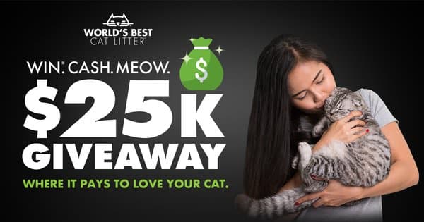 Win Cash Meow Giveaway Win Cash Meow Giveaway