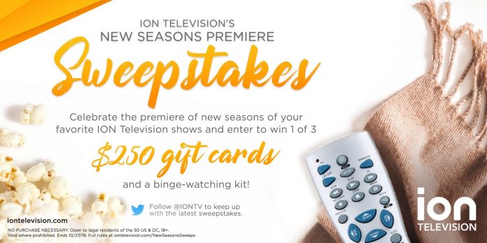 ION Television New Seasons Premiere Sweepstakes ION Television New Seasons Premiere Sweepstakes
