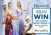 Party City Frozen 2 Sweepstakes
