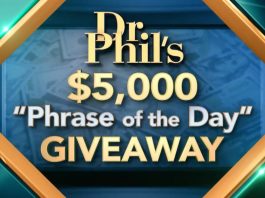 Dr Phil Phrase of the Day Giveaway