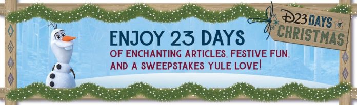 D23 Days Christmas Sweepstakes 2019