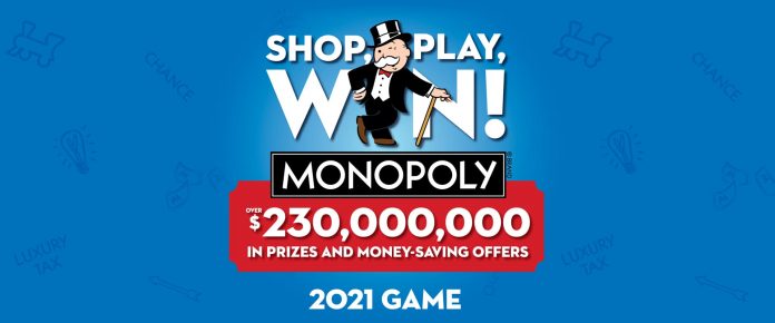 Monopoly Albertsons 2021 Monopoly Albertsons 2021